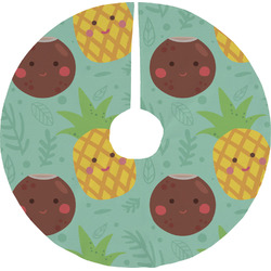 Pineapples and Coconuts Tree Skirt