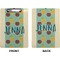 Pineapples and Coconuts Clipboard (Letter) (Front + Back)