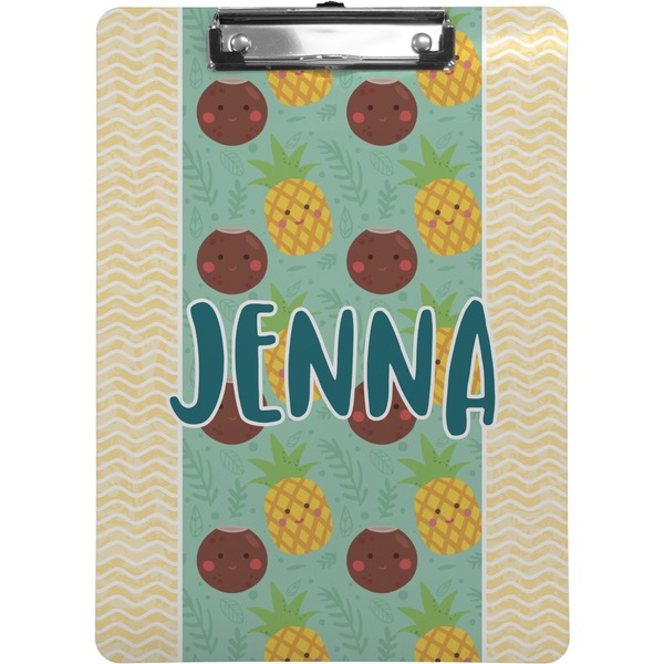 Custom Pineapples and Coconuts Clipboard (Personalized)