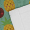 Pineapples and Coconuts Close up of Fabric