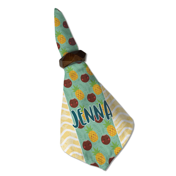 Pineapples and Coconuts Cloth Napkins - Personalized Dinner (Folded in Ring) (MAIN)