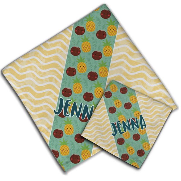Pineapples and Coconuts Cloth Napkins - Personalized Lunch & Dinner (PARENT MAIN)