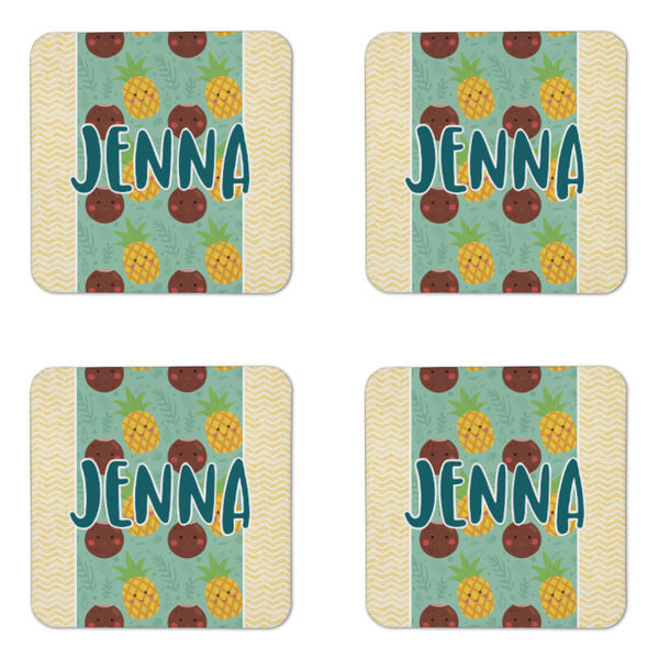 Pineapples and Coconuts Coaster Set - APPROVAL