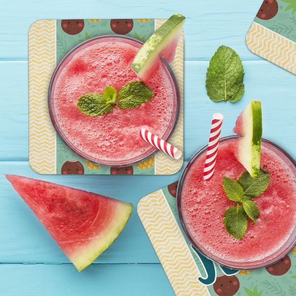 Pineapples and Coconuts Coaster Set - LIFESTYLE