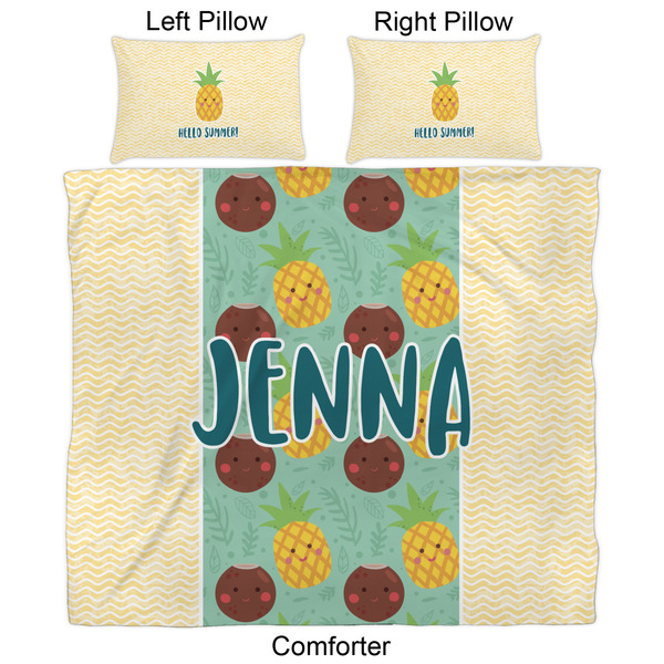 Pineapples and Coconuts Comforter Set - King - Approval