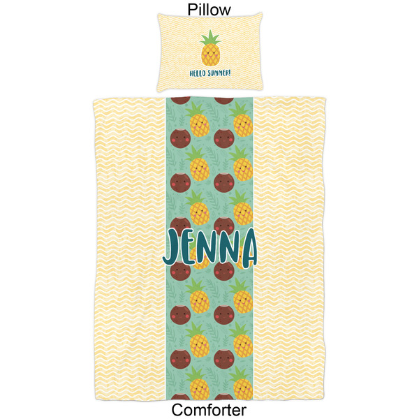 Pineapples and Coconuts Comforter Set - Twin - Approval