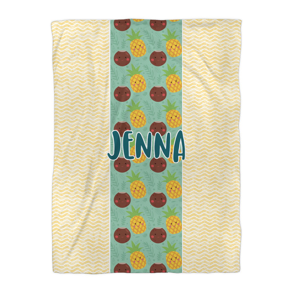 Pineapples and Coconuts Comforter - Twin XL - Front