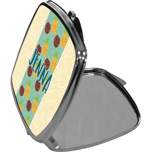 Pineapples and Coconuts Compact Mirror (Side View)