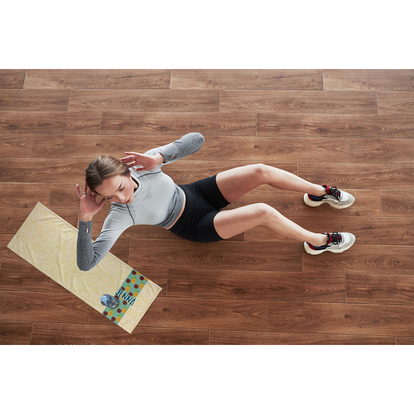 Pineapples and Coconuts Cooling Towel- Lifestyle