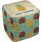 Pineapples and Coconuts Cube Pouf Ottoman (Bottom)