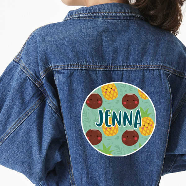 Custom Pineapples and Coconuts Large Custom Shape Patch - 2XL (Personalized)