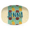 Pineapples and Coconuts Plastic Platter - Microwave & Oven Safe Composite Polymer (Personalized)