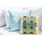 Pineapples and Coconuts Decorative Pillow Case - LIFESTYLE 2