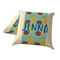 Pineapples and Coconuts Decorative Pillow Case - TWO