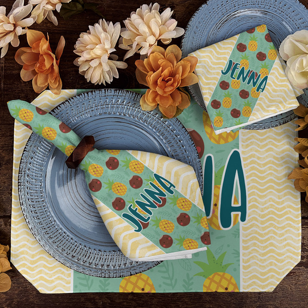 Pineapples and Coconuts Dining Set