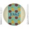 Pineapples and Coconuts 10" Glass Lunch / Dinner Plates - Single or Set (Personalized)