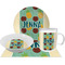 Pineapples and Coconuts Dinner Set - 4 Pc (Personalized)