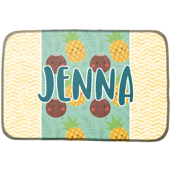 Custom Pineapples and Coconuts Dish Drying Mat (Personalized)