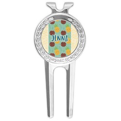 Pineapples and Coconuts Golf Divot Tool & Ball Marker (Personalized)