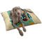 Pineapples and Coconuts Dog Bed - Large LIFESTYLE