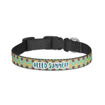 Pineapples and Coconuts Dog Collar - Large (Personalized)