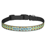 Pineapples and Coconuts Dog Collar (Personalized)