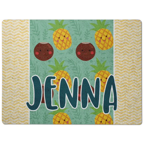 Pineapples and Coconuts Dog Food Mat - Medium without bowls