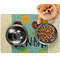 Pineapples and Coconuts Dog Food Mat - Small LIFESTYLE