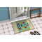 Pineapples and Coconuts Door Mat Lifestyle