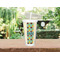 Pineapples and Coconuts Double Wall Tumbler with Straw Lifestyle