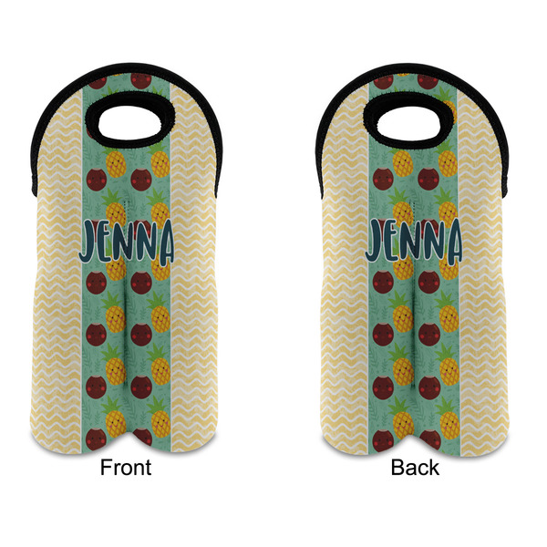 Pineapples and Coconuts Double Wine Tote - APPROVAL (new)