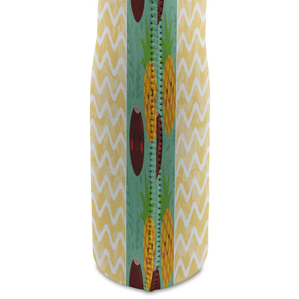 Pineapples and Coconuts Double Wine Tote - DETAIL 2 (new)
