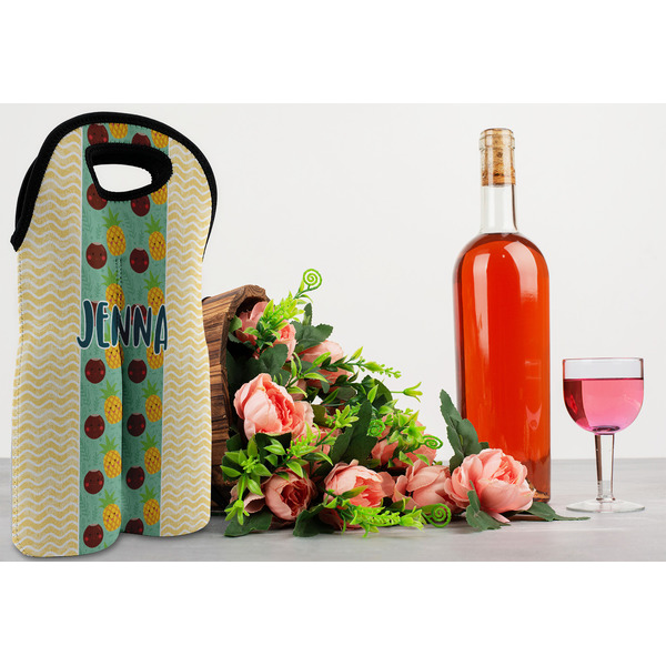 Pineapples and Coconuts Double Wine Tote - LIFESTYLE (new)