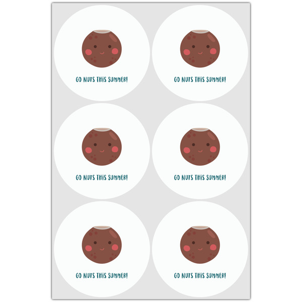 Pineapples and Coconuts Drink Topper - XLarge - Set of 6