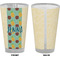 Pineapples and Coconuts Pint Glass - Full Color - Front & Back Views