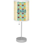 Pineapples and Coconuts 7" Drum Lamp with Shade Linen (Personalized)