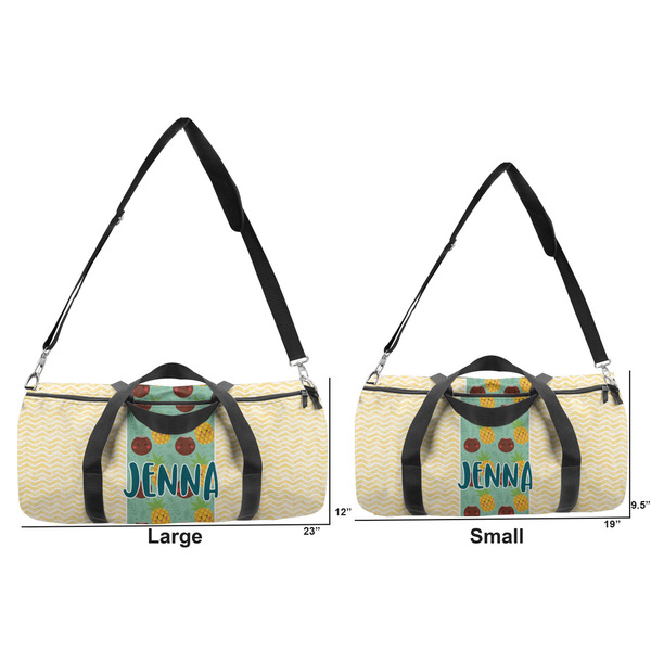 Pineapples and Coconuts Duffle Bag Small and Large