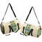 Pineapples and Coconuts Duffle bag large front and back sides