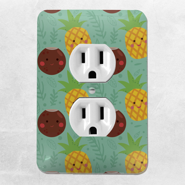 Pineapples and Coconuts Electric Outlet Plate - LIFESTYLE