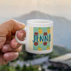 Pineapples and Coconuts Single Shot Espresso Cup - Single (Personalized)