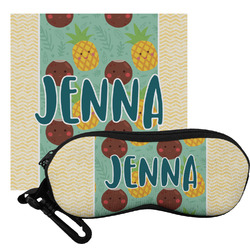 Pineapples and Coconuts Eyeglass Case & Cloth (Personalized)