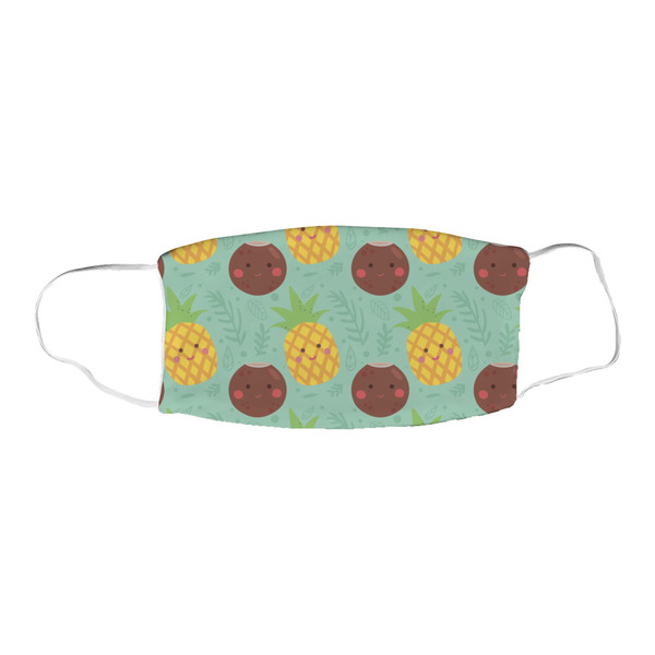 Pineapples and Coconuts Fabric Face Mask