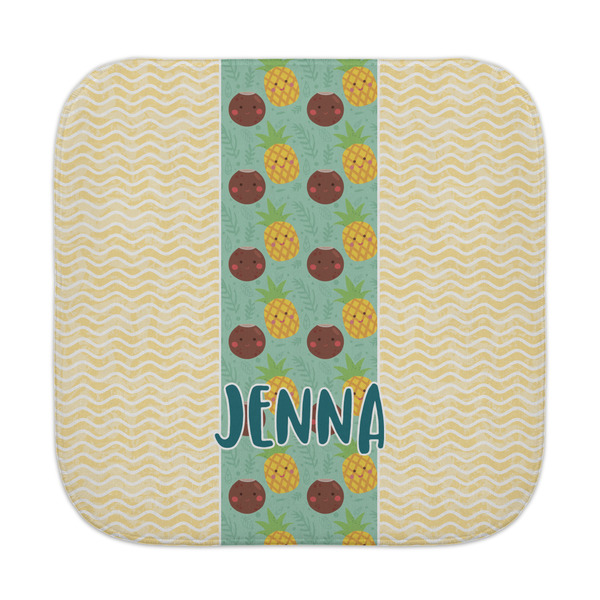 Custom Pineapples and Coconuts Face Towel (Personalized)