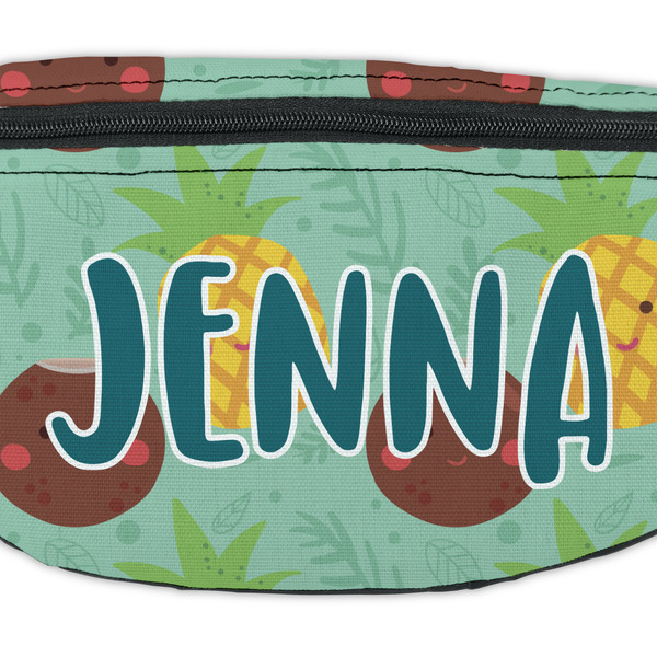 Pineapples and Coconuts Fanny Pack - Closeup