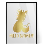 Pineapples and Coconuts Foil Print (Personalized)