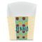 Pineapples and Coconuts French Fry Favor Box - Front View