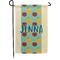 Pineapples and Coconuts Small Garden Flag - Double Sided w/ Name or Text