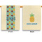 Pineapples and Coconuts Garden Flags - Large - Double Sided - APPROVAL