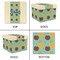 Pineapples and Coconuts Gift Boxes with Lid - Canvas Wrapped - XX-Large - Approval