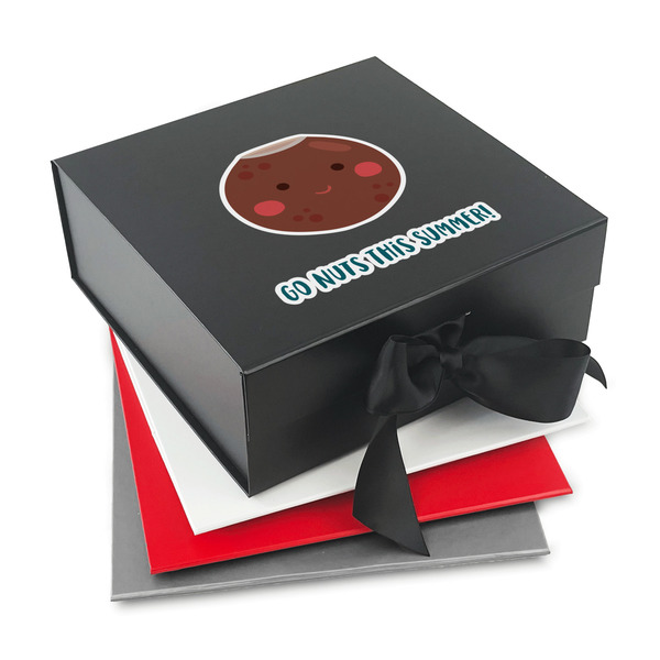 Custom Pineapples and Coconuts Gift Box with Magnetic Lid (Personalized)